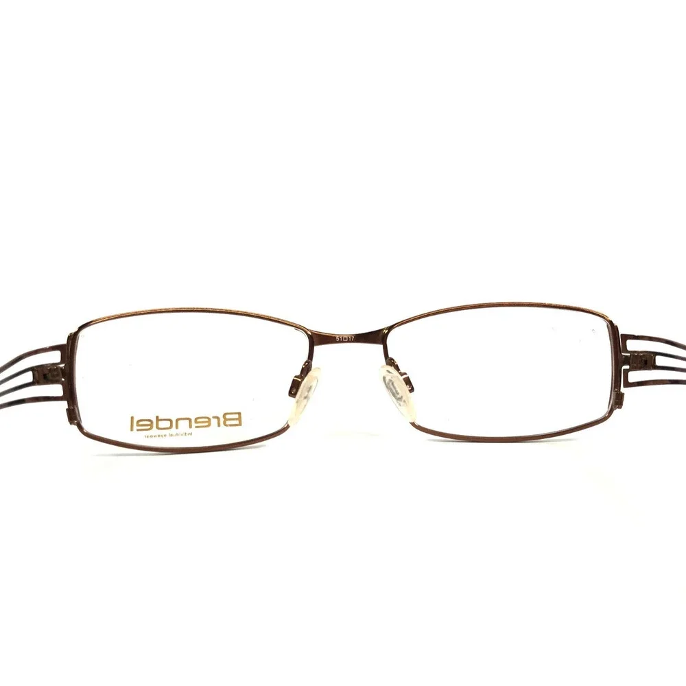 Brendel Eyeglasses Frames 902083 60 Brown Rectangle Full Rim 51-17-140
